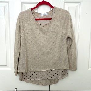 The Porter Collective Layered Star Mohair Sweater - Size Small